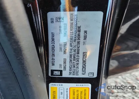 2021 Chevrolet Spark 1Lt from USA, damaged, VIN KL8CD6SA0MC722978